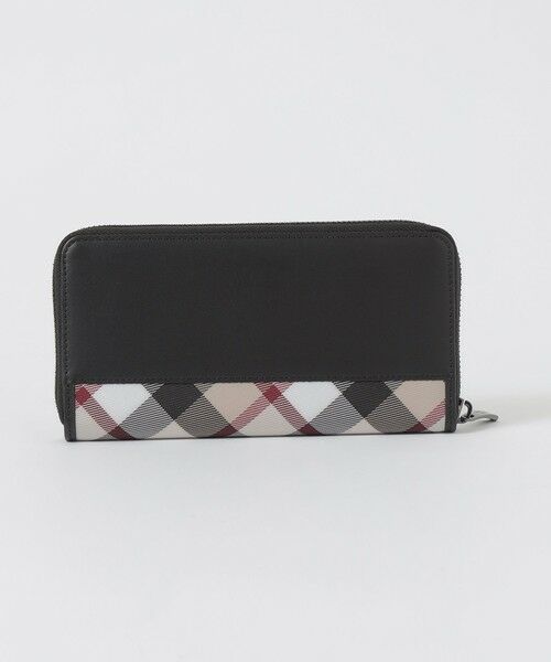 BLUE LABEL / BLACK LABEL CRESTBRIDGE / ブルーレーベル / ブラックレーベル・クレストブリッジ  財布・コインケース・マネークリップ | 【一部店舗限定】パーシャルベージュクレストブリッジチェックラウンドジップウォレット | 詳細1