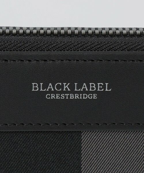 BLUE LABEL / BLACK LABEL CRESTBRIDGE / ブルーレーベル / ブラックレーベル・クレストブリッジ  財布・コインケース・マネークリップ | 【一部店舗限定】トーナルクレストブリッジチェックラウンドジップウォレット | 詳細4