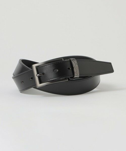 BLUE LABEL / BLACK LABEL CRESTBRIDGE / ブルーレーベル / ブラックレーベル・クレストブリッジ  ベルト・サスペンダー | サルカンチェックバックルアンティークレザーベルト（ブラック）