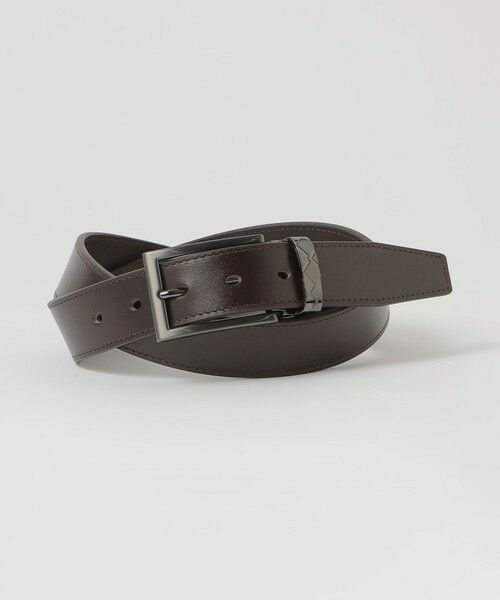 BLUE LABEL / BLACK LABEL CRESTBRIDGE / ブルーレーベル / ブラックレーベル・クレストブリッジ  ベルト・サスペンダー | サルカンチェックバックルアンティークレザーベルト（ブラウン9）