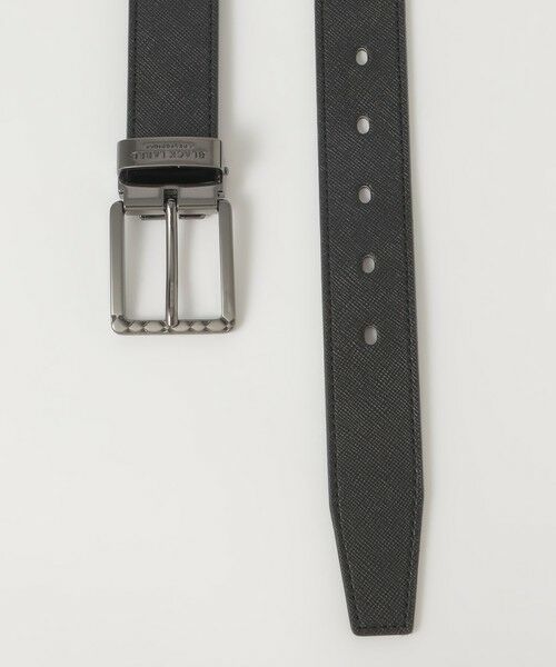 BLUE LABEL / BLACK LABEL CRESTBRIDGE / ブルーレーベル / ブラックレーベル・クレストブリッジ  ベルト・サスペンダー | チェックバックルプリズムエンボスレザーベルト | 詳細1
