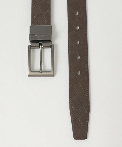 BLUE LABEL / BLACK LABEL CRESTBRIDGE / ブルーレーベル / ブラックレーベル・クレストブリッジ  ベルト・サスペンダー | エンボスクレストブリッジチェックリバーシブルベルト | 詳細4