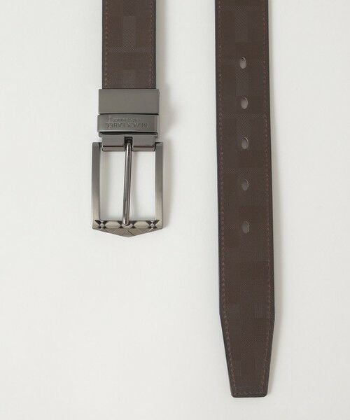 BLUE LABEL / BLACK LABEL CRESTBRIDGE / ブルーレーベル / ブラックレーベル・クレストブリッジ  ベルト・サスペンダー | チェックバックルエンボスクレストブリッジチェックリバーシブルベルト | 詳細4