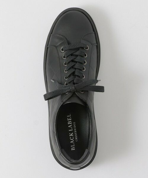 BLUE LABEL / BLACK LABEL CRESTBRIDGE / ブルーレーベル / ブラックレーベル・クレストブリッジ スニーカー | エンボスクレストブリッジチェックレザースニーカー | 詳細4