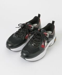 BLUE LABEL / BLACK LABEL CRESTBRIDGE / ブルーレーベル / ブラックレーベル・クレストブリッジ  スニーカー | 【BLACK.lab】レッドクレストブリッジチェックコンビビブラムスニーカー