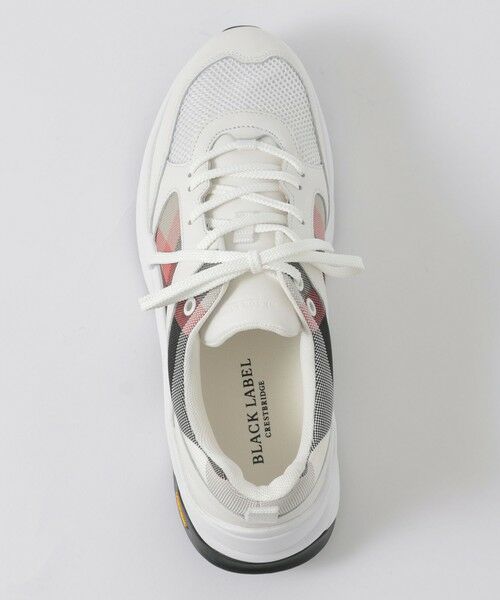 BLUE LABEL / BLACK LABEL CRESTBRIDGE / ブルーレーベル / ブラックレーベル・クレストブリッジ  スニーカー | 【BLACK.lab】クレストブリッジチェックコンビビブラムスニーカー | 詳細1