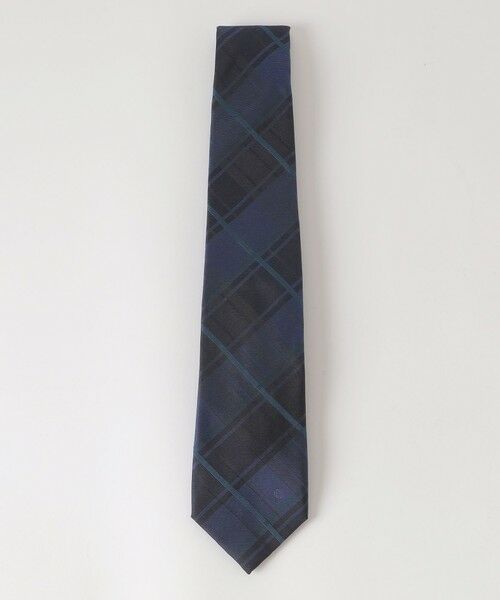 BLUE LABEL / BLACK LABEL CRESTBRIDGE / ブルーレーベル / ブラックレーベル・クレストブリッジ  ネクタイ | トーナルツイルチェックタイ（ネイビー1）
