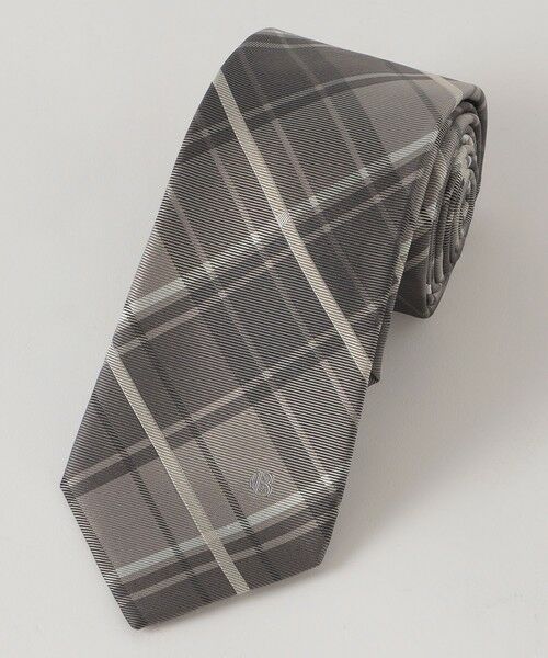 BLUE LABEL / BLACK LABEL CRESTBRIDGE / ブルーレーベル / ブラックレーベル・クレストブリッジ  ネクタイ | トーナルツイルチェックタイ | 詳細4