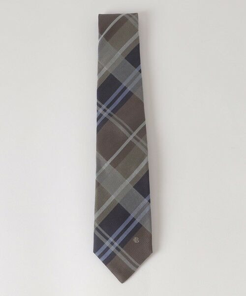 BLUE LABEL / BLACK LABEL CRESTBRIDGE / ブルーレーベル / ブラックレーベル・クレストブリッジ  ネクタイ | バスケットビッグチェックタイ（ブラウン7）
