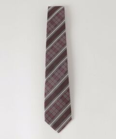 BLUE LABEL / BLACK LABEL CRESTBRIDGE / ブルーレーベル / ブラックレーベル・クレストブリッジ  ネクタイ | グレンチェックコンビレジメンタルタイ