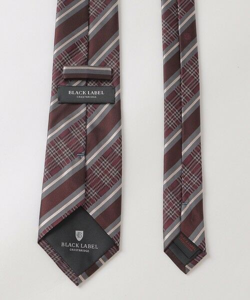 BLUE LABEL / BLACK LABEL CRESTBRIDGE / ブルーレーベル / ブラックレーベル・クレストブリッジ  ネクタイ | グレンチェックコンビレジメンタルタイ | 詳細1