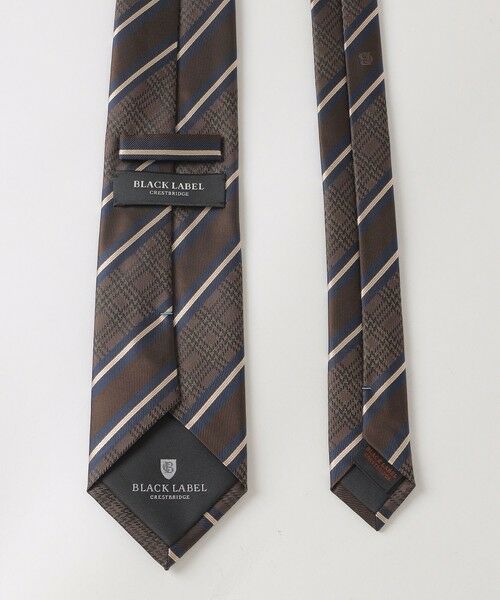 BLUE LABEL / BLACK LABEL CRESTBRIDGE / ブルーレーベル / ブラックレーベル・クレストブリッジ  ネクタイ | グレンチェックコンビレジメンタルタイ | 詳細7
