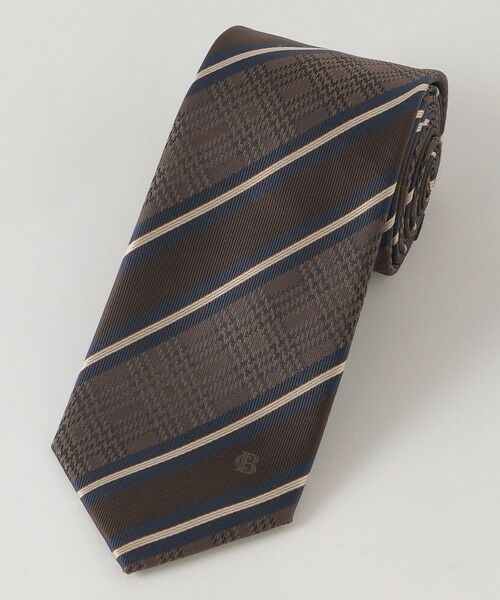 BLUE LABEL / BLACK LABEL CRESTBRIDGE / ブルーレーベル / ブラックレーベル・クレストブリッジ  ネクタイ | グレンチェックコンビレジメンタルタイ | 詳細8
