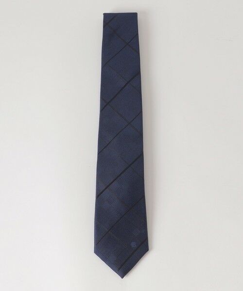 BLUE LABEL / BLACK LABEL CRESTBRIDGE / ブルーレーベル / ブラックレーベル・クレストブリッジ  ネクタイ | トーナルチェックタイ（ネイビー1）