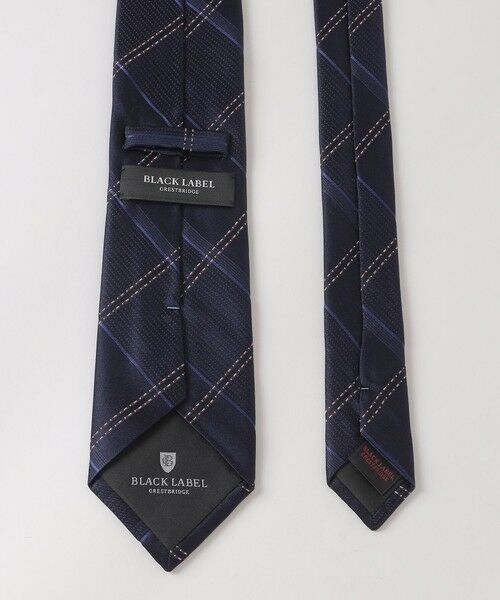 BLUE LABEL / BLACK LABEL CRESTBRIDGE / ブルーレーベル / ブラックレーベル・クレストブリッジ  ネクタイ | カラーストライプラインサテンチェックタイ | 詳細5