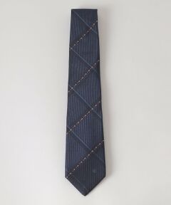 BLUE LABEL / BLACK LABEL CRESTBRIDGE / ブルーレーベル / ブラックレーベル・クレストブリッジ  ネクタイ | カラーストライプラインメランジチェックタイ