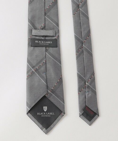 BLUE LABEL / BLACK LABEL CRESTBRIDGE / ブルーレーベル / ブラックレーベル・クレストブリッジ  ネクタイ | カラーストライプラインメランジチェックタイ | 詳細1