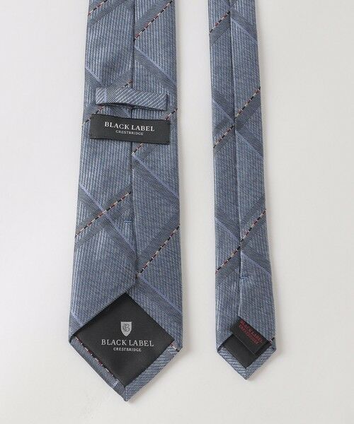 BLUE LABEL / BLACK LABEL CRESTBRIDGE / ブルーレーベル / ブラックレーベル・クレストブリッジ  ネクタイ | カラーストライプラインメランジチェックタイ | 詳細5