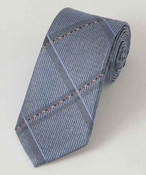 BLUE LABEL / BLACK LABEL CRESTBRIDGE / ブルーレーベル / ブラックレーベル・クレストブリッジ  ネクタイ | カラーストライプラインメランジチェックタイ | 詳細6