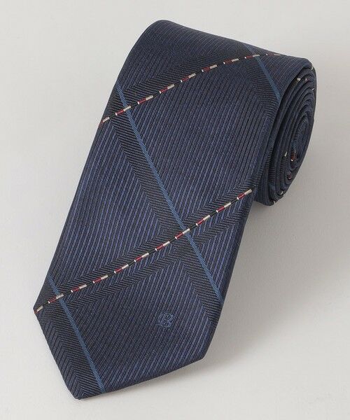 BLUE LABEL / BLACK LABEL CRESTBRIDGE / ブルーレーベル / ブラックレーベル・クレストブリッジ  ネクタイ | カラーストライプラインメランジチェックタイ | 詳細8