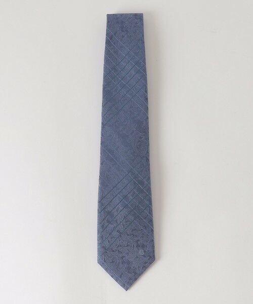 BLUE LABEL / BLACK LABEL CRESTBRIDGE / ブルーレーベル / ブラックレーベル・クレストブリッジ  ネクタイ | チェックコンビペイズリータイ（ブルー2）