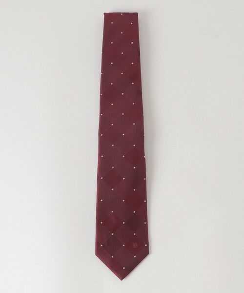 BLUE LABEL / BLACK LABEL CRESTBRIDGE / ブルーレーベル / ブラックレーベル・クレストブリッジ  ネクタイ | サテンドットタイ（レッド4）