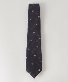 BLUE LABEL / BLACK LABEL CRESTBRIDGE / ブルーレーベル / ブラックレーベル・クレストブリッジ  ネクタイ | ランダムロゴコーギーモチーフタイ