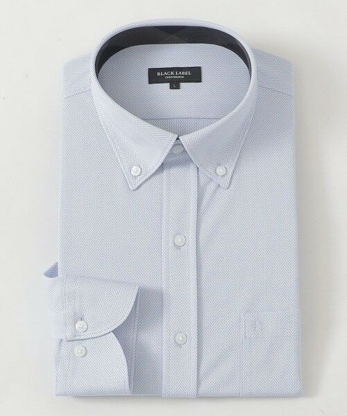 BLUE LABEL / BLACK LABEL CRESTBRIDGE / ブルーレーベル / ブラックレーベル・クレストブリッジ シャツ・ブラウス | ジャージーヘリンボーンボタンダウンシャツ | 詳細6