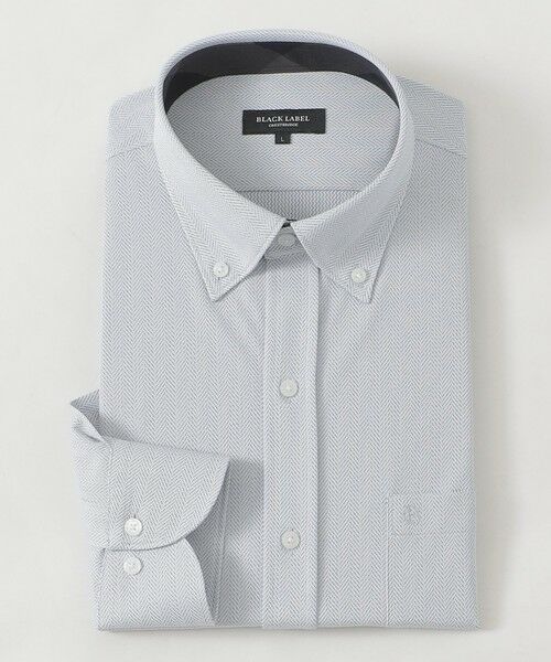 BLUE LABEL / BLACK LABEL CRESTBRIDGE / ブルーレーベル / ブラックレーベル・クレストブリッジ シャツ・ブラウス | ジャージーヘリンボーンボタンダウンシャツ | 詳細12