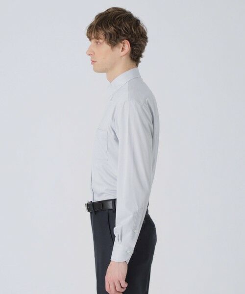 BLUE LABEL / BLACK LABEL CRESTBRIDGE / ブルーレーベル / ブラックレーベル・クレストブリッジ シャツ・ブラウス | ジャージーヘリンボーンボタンダウンシャツ | 詳細8