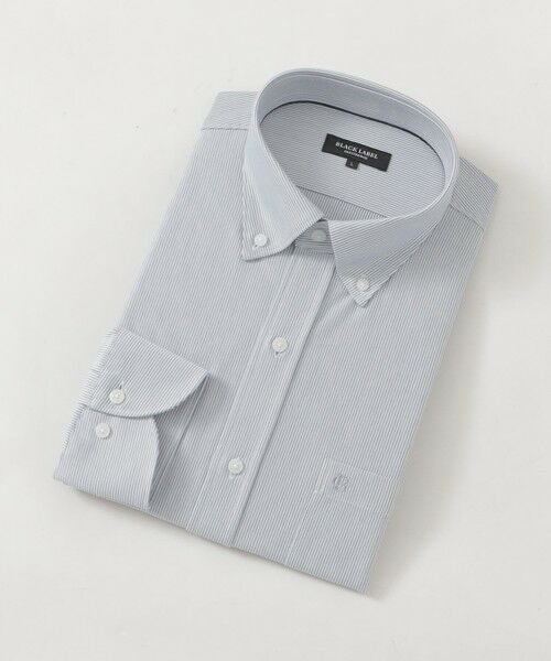 BLUE LABEL / BLACK LABEL CRESTBRIDGE / ブルーレーベル / ブラックレーベル・クレストブリッジ  シャツ・ブラウス | ノードシールドジャージーストライプボタンダウンシャツ（ネイビー1）