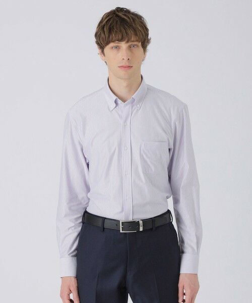 BLUE LABEL / BLACK LABEL CRESTBRIDGE / ブルーレーベル / ブラックレーベル・クレストブリッジ  シャツ・ブラウス | ノードシールドジャージーストライプボタンダウンシャツ | 詳細7