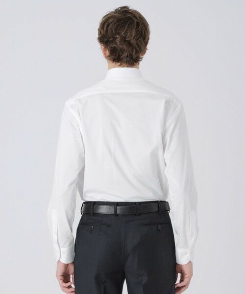 BLUE LABEL / BLACK LABEL CRESTBRIDGE / ブルーレーベル / ブラックレーベル・クレストブリッジ シャツ・ブラウス | ノードシールドソリッドジャージーセミワイドシャツ | 詳細3