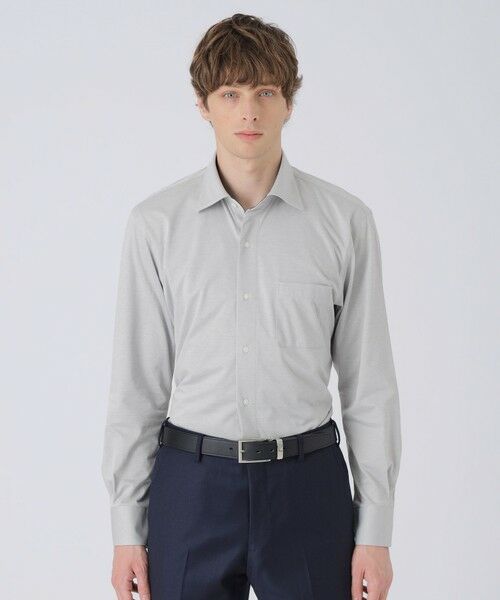 BLUE LABEL / BLACK LABEL CRESTBRIDGE / ブルーレーベル / ブラックレーベル・クレストブリッジ シャツ・ブラウス | ノードシールドソリッドジャージーセミワイドシャツ | 詳細7