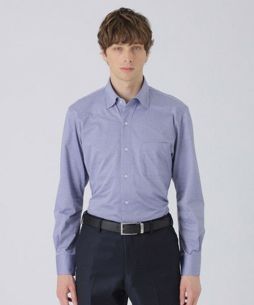 BLUE LABEL / BLACK LABEL CRESTBRIDGE / ブルーレーベル / ブラックレーベル・クレストブリッジ シャツ・ブラウス | ノードシールドソリッドジャージーセミワイドシャツ | 詳細13