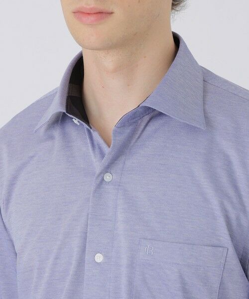 BLUE LABEL / BLACK LABEL CRESTBRIDGE / ブルーレーベル / ブラックレーベル・クレストブリッジ シャツ・ブラウス | ノードシールドソリッドジャージーセミワイドシャツ | 詳細16