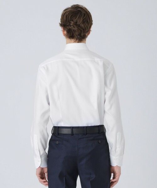 BLUE LABEL / BLACK LABEL CRESTBRIDGE / ブルーレーベル / ブラックレーベル・クレストブリッジ シャツ・ブラウス | ハイストレッチシャドーストライプセミワイド | 詳細3
