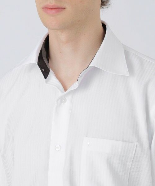 BLUE LABEL / BLACK LABEL CRESTBRIDGE / ブルーレーベル / ブラックレーベル・クレストブリッジ シャツ・ブラウス | ハイストレッチシャドーストライプセミワイド | 詳細4