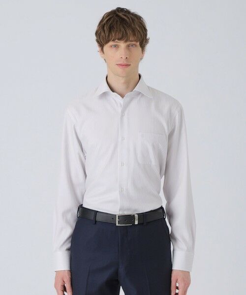 BLUE LABEL / BLACK LABEL CRESTBRIDGE / ブルーレーベル / ブラックレーベル・クレストブリッジ シャツ・ブラウス | ハイストレッチシャドーストライプセミワイド | 詳細7