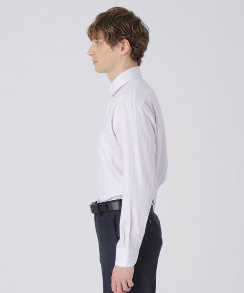 BLUE LABEL / BLACK LABEL CRESTBRIDGE / ブルーレーベル / ブラックレーベル・クレストブリッジ シャツ・ブラウス | ハイストレッチシャドーストライプセミワイド | 詳細14