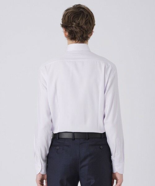 BLUE LABEL / BLACK LABEL CRESTBRIDGE / ブルーレーベル / ブラックレーベル・クレストブリッジ シャツ・ブラウス | ハイストレッチシャドーストライプセミワイド | 詳細15