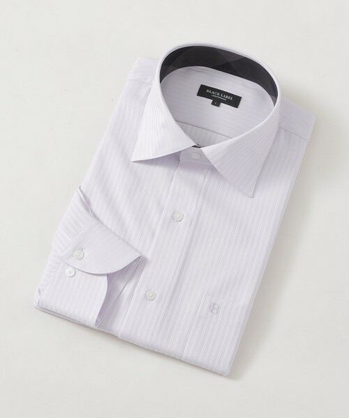 BLUE LABEL / BLACK LABEL CRESTBRIDGE / ブルーレーベル / ブラックレーベル・クレストブリッジ シャツ・ブラウス | ハイストレッチシャドーストライプセミワイド(パープル3)