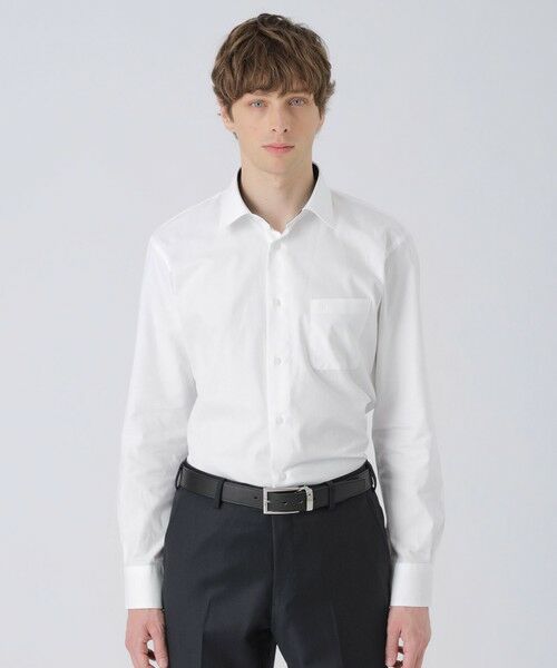 BLUE LABEL / BLACK LABEL CRESTBRIDGE / ブルーレーベル / ブラックレーベル・クレストブリッジ シャツ・ブラウス | ソリッドレギュラーカラーシャツ | 詳細1