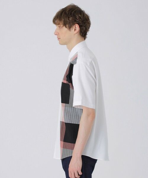 BLUE LABEL / BLACK LABEL CRESTBRIDGE / ブルーレーベル / ブラックレーベル・クレストブリッジ  シャツ・ブラウス | パーシャルパナマサッカーチェックシャツ | 詳細2