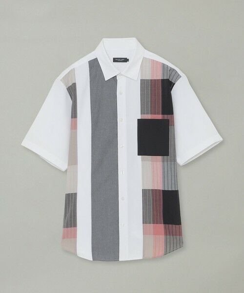 BLUE LABEL / BLACK LABEL CRESTBRIDGE / ブルーレーベル / ブラックレーベル・クレストブリッジ  シャツ・ブラウス | パーシャルパナマサッカーチェックシャツ | 詳細5