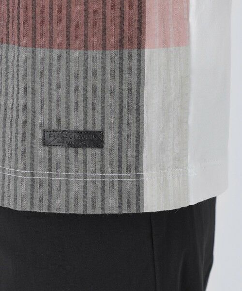 BLUE LABEL / BLACK LABEL CRESTBRIDGE / ブルーレーベル / ブラックレーベル・クレストブリッジ  カットソー | パネルパナマサッカーチェックTシャツ | 詳細4