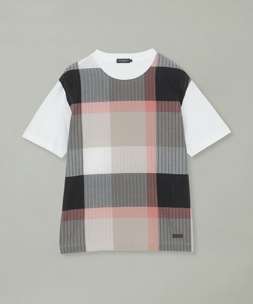 BLUE LABEL / BLACK LABEL CRESTBRIDGE / ブルーレーベル / ブラックレーベル・クレストブリッジ  カットソー | パネルパナマサッカーチェックTシャツ | 詳細5