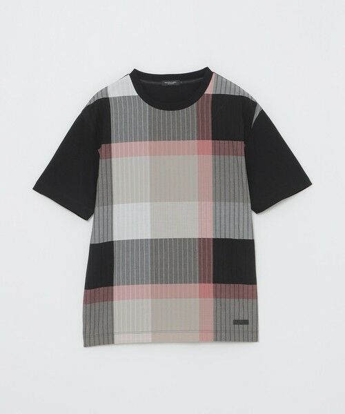 BLUE LABEL / BLACK LABEL CRESTBRIDGE / ブルーレーベル / ブラックレーベル・クレストブリッジ  カットソー | パネルパナマサッカーチェックTシャツ | 詳細10