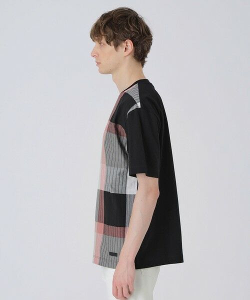 BLUE LABEL / BLACK LABEL CRESTBRIDGE / ブルーレーベル / ブラックレーベル・クレストブリッジ  カットソー | パネルパナマサッカーチェックTシャツ | 詳細7