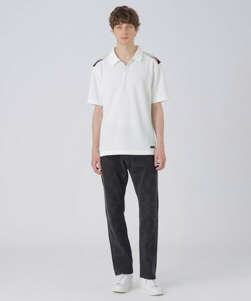 BLUE LABEL / BLACK LABEL CRESTBRIDGE / ブルーレーベル / ブラックレーベル・クレストブリッジ  カットソー | ショルダーチェックスキッパーポロシャツ | 詳細1